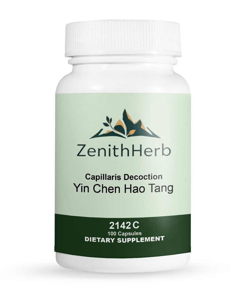 ZenithHerb-Capillaris/Yin Chen Hao Tang, Herbal Supplement, 100 Capsules/Bottle, 2 Bottles