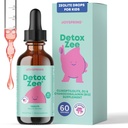 JoySpring DetoxZee Zeolite for Kids – Zeolite Clinoptilolite Drops with Cyanocobalamin B12 & Vitamin D3 Kids Support – Natural Berry Flavor Liquid | (2fl oz) 60 Servings