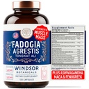 Fadogia Agrestis en Tongkat Ali Supplement - Fadogia Agrestis 600mg, 500mg Longjack Tongkat Ali voor mannen, Maca Root, Fenegriek, Ashwagandha, Saw Palmetto om energie te ondersteunen, uithoudingsvermogen, vitaliteit - 120Caps