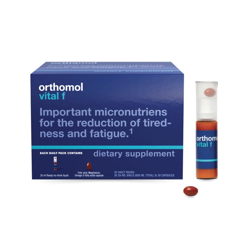 Orthomol Vitale F-injectieflacon voor vrouwen, 30 dagen vitaminesupplement 