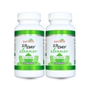Gut Relief-15 Day Colon Cleanse n Detox, Intestinal Cleanse for Men&Women. Advanced Constipation Relief, Non-GMO Colon Cleanse Probiotics, 30 Capsules 1-2 Daily-Made in The USA (2 Pack)