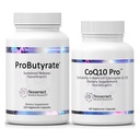 Tesseract Medisch Onderzoek ProButyrate Gut Health Supplement, Butyric Acid Complex & CoQ10 Pro, Co-enzym Q10 voor gezondheid, spiergezondheid en cellulaire energieproductie