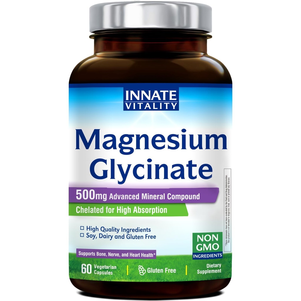 Aangeboren vitaliteit Magnesium Glycinate 500mg 