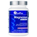 CanPrev Magnesiumbisglycinaat met Ashwagandha, B5, B6 & Vitamine C, 90 Veg Caps, 30-dagen levering, ondersteuning rustgevende nachten en ontspannen, helpt energie & Immnue functie, veganist, non-GMO, zuivel, soja, gluten
