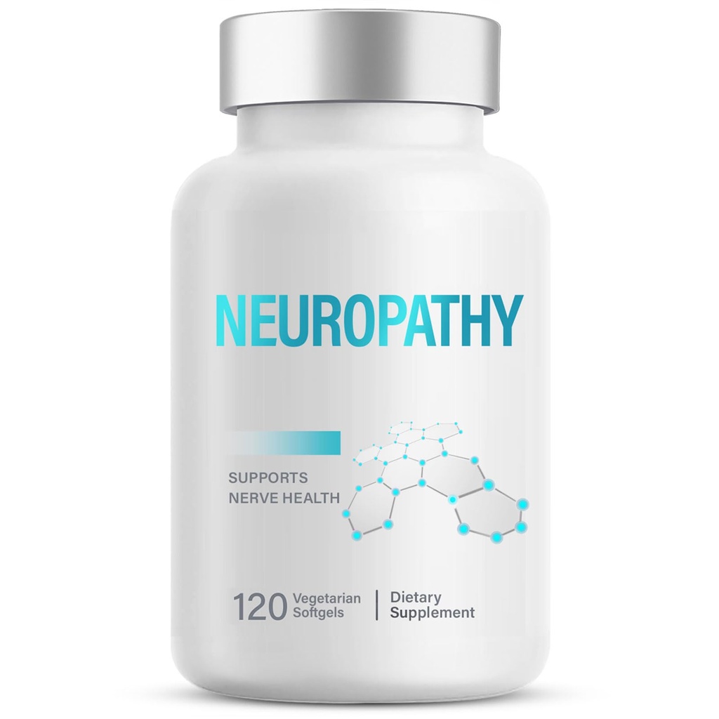Neuropathy-Support-Nerve-Supplement with Alpha-Lipoic-Acid 600mg, Advanced Antioxidant Formula for Discomfort in Feet Hands Legs Back & Neck, 120 Count