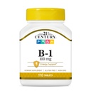 21ème siècle VITAMIN B-1 100mg 110 TABS