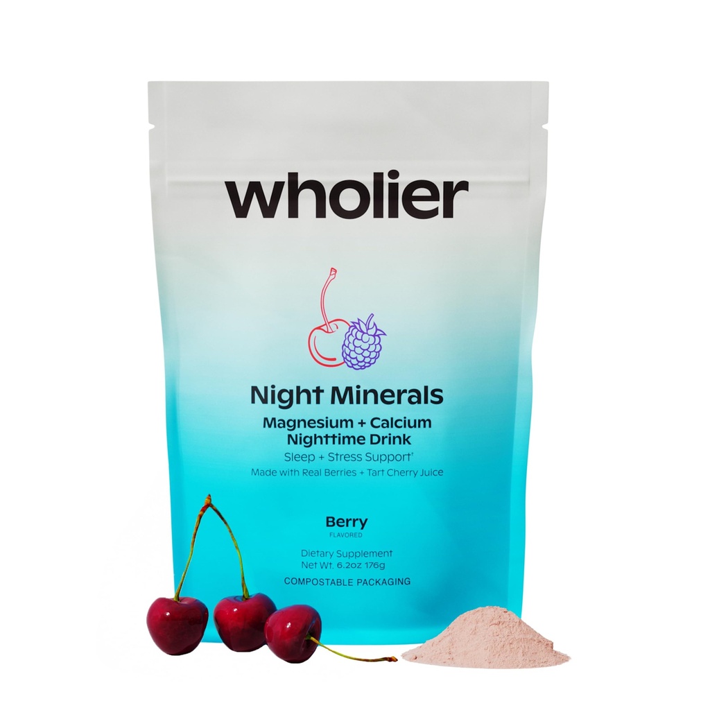 glucinate de magnésium, jus de cerise de Tart, calcium chélaté. Calmer la boisson nocturne. Soutien naturel pour le sommeil, le stress et la relaxation. Minéraux de nuit. (30 services)
