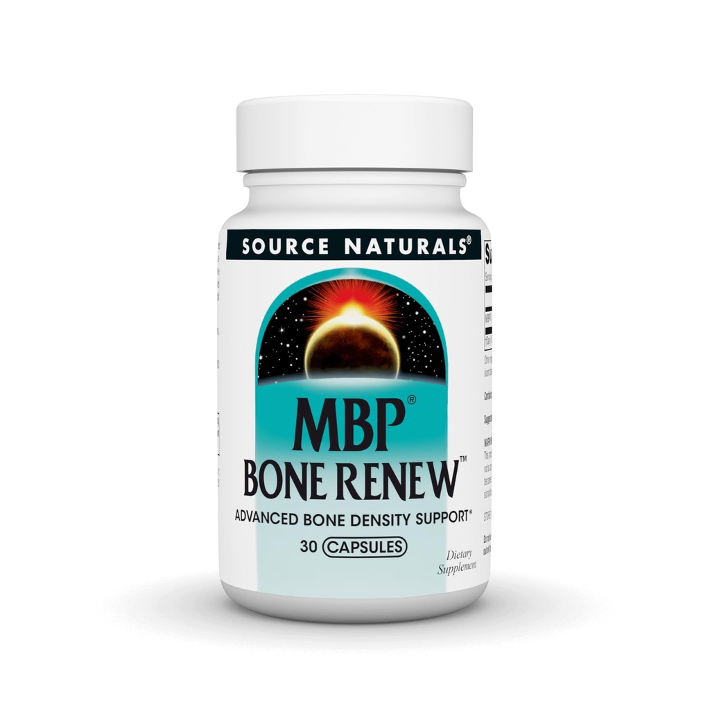 Bron Naturals MBP Bone Renew - Melkeiwit voor geavanceerde dichtheid ondersteuning - 30 capsules