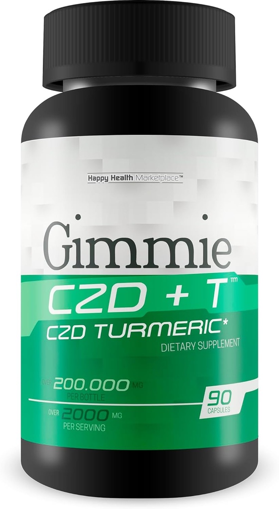 Gimmie CZD + T - onze beste CDZ supplement vitamine C D en zink Plus Magnesium Kurkuma en meer - hoge potentie Immune Ondersteuning met vitamine C & D - onze beste Immuun pillen Natuur Vitamine D Zink C Beste