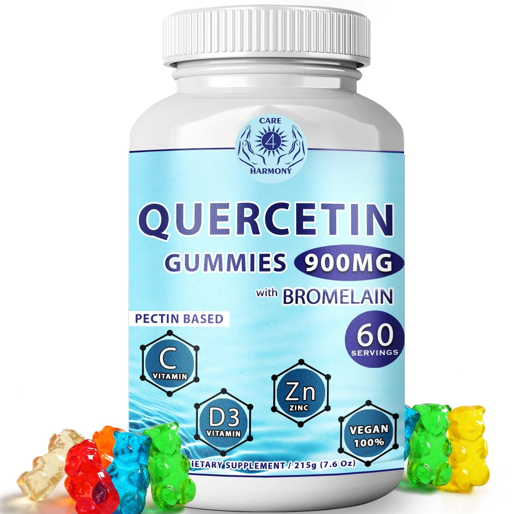 Quercetine Gummies - Quercetine met Bromelaine Vitamine C + Zink Vitamine D3 