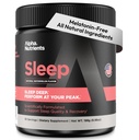 Sleep Powder, Magnesium Glycinate, Glycine Powder for Sleep, L-Theanine and Inositol, Melatonin-Free Supplement for Adults, Natural Watermelon, 30 Servings