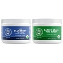 Vimergy Wild Blueberry Powder (120g) & Barley Grass Juice Powder (120g) Bundle