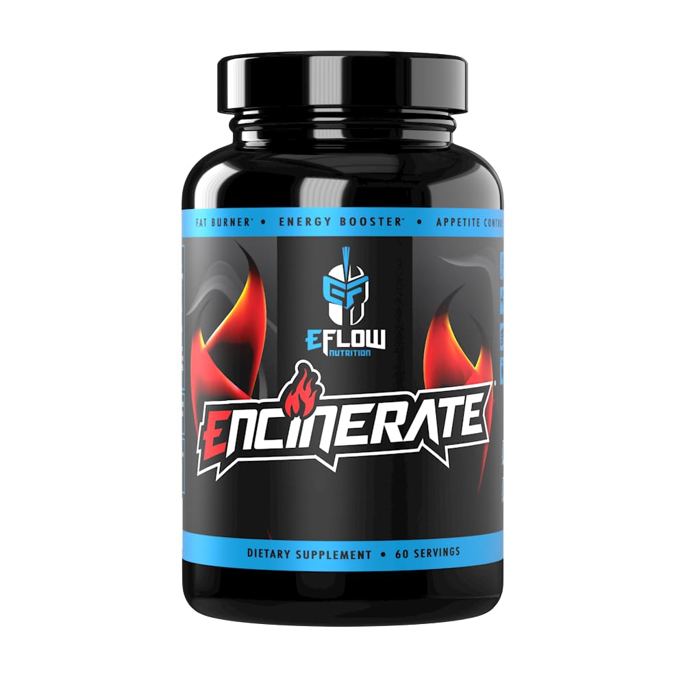 eFlow Nutrition ENCINERATE - GLP-1 Support Supplement for Weight Loss & Energy - Appetite Support and Weight Management (60 Capsules)