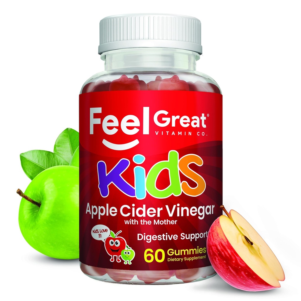 Feel Great Apple Cider Vinegar Gummies for Kids 