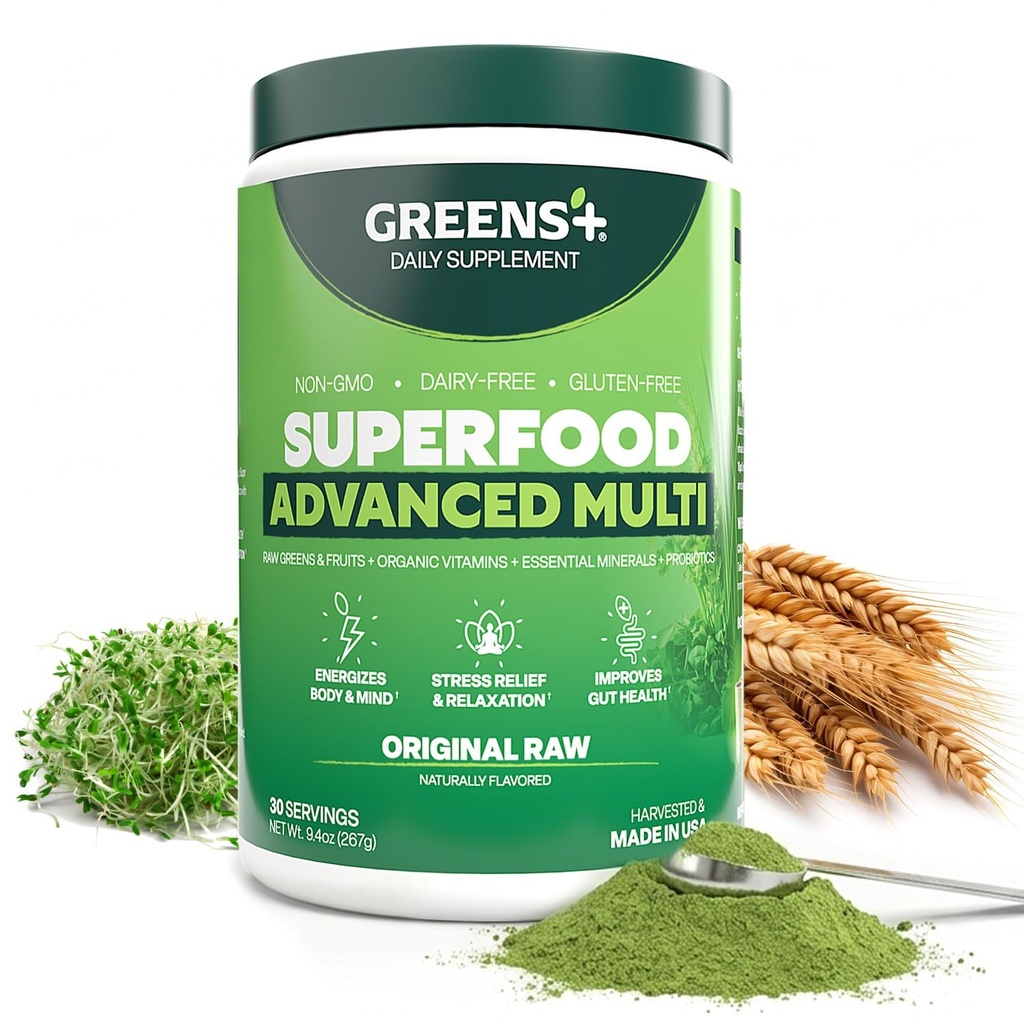 Groenen+ Geavanceerde Multi Raw Superfood 