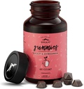 Pure Himalaya Shilajit Gummies, Sugar-Free, 85+ Trace Minerals & Fulvic Acid for Energy, Metabolisme & Immune Support, Shilajit for Men & Women, Ashwaghanda Gummies (60 Count)