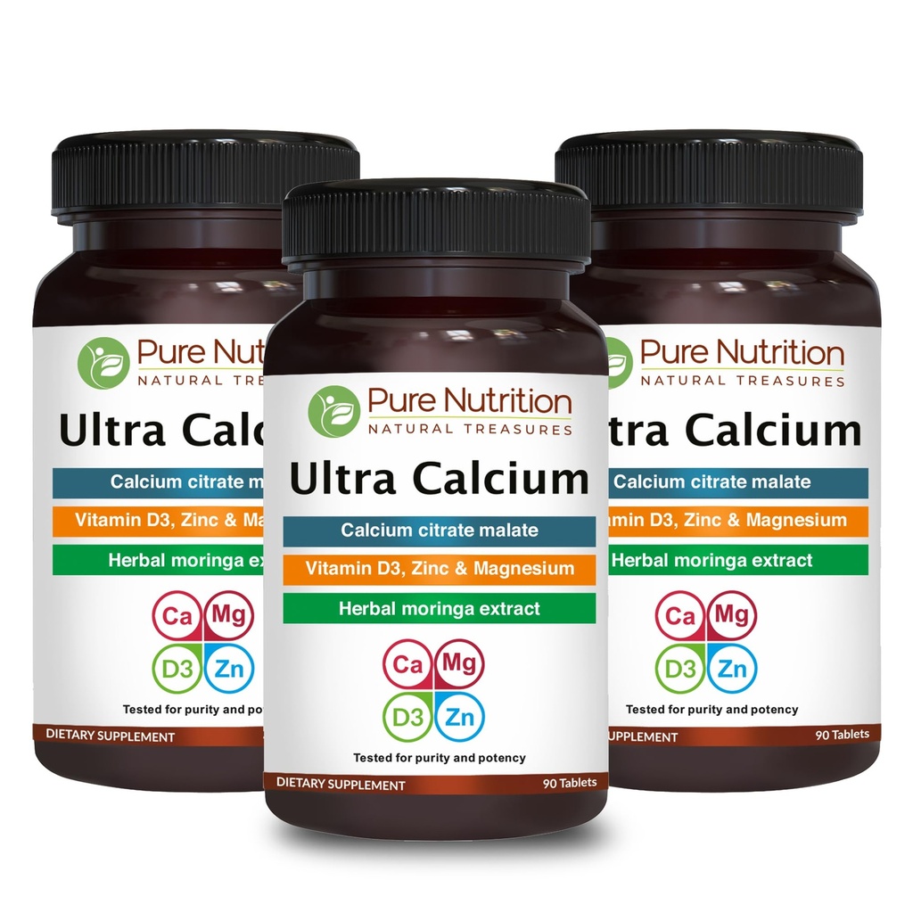 Pure Nutrition Ultra Calcium 1000mg met VIT D3 + K2 