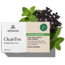 Cleantox Herbal Detox Tea – Caffeine Free Tea Bags w/Botanical Blend for Daily Refreshment, Includes Peppermint, Dandelion, Fennel, & Milk Thistle for a Light Herbal Experience, 20 Count, by Arbonne.