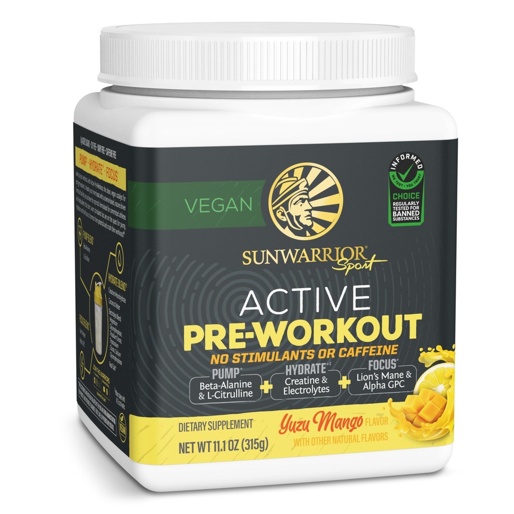 Voorbehandeling Powder Energy Drink Non-Stim & Caffeine Gratis Vegan Plant Based Supplement 