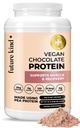 Future Kind Vegan Protein Powder, Chocolate, Pea Plant Protein for Lean Muscle with Iron & Fiber, Whey-Free, Sugar-Free, Soy-Free, Non-Dairy (34 Servings)