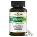 Liposomal Black Walnut Wormwood Clove, Cleanse for Humans, Lymphatic Support with Garlic, Soursop, Olive Leaf, Pumpkin Seed, Turmeric, Black Pepper, 90 Vegan Capsules