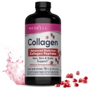 NeoCell Liquid Collageen, huid, haar, nagels en gewrichten supplement, Inclusief fruitsap Concentraten en groene thee Blend, Granaatappel, 16 oz., 1 fles