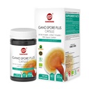Organic Reishi Mushroom Spore Plus Capsules with 100% Ganoderma Lucidum Spore Powder+ Extract, Vegan, All Natural, Non-GMO & Gluten Free, 60 Veggie Capsules