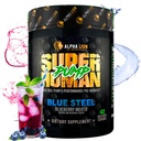 ALPHA LION Superhuman Pump Pre Workout Powder, Nootropic Cafeine & Stim Free Preworkout Supplement, Nitric Oxide Booster, Muscle Gainer, Energy & Focus (42 Servers, Blueberry Steel Flavor)