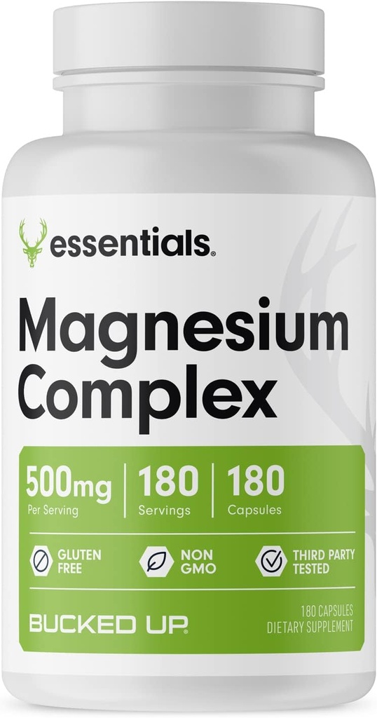 Magnesium Supplement 500mg Capsules 