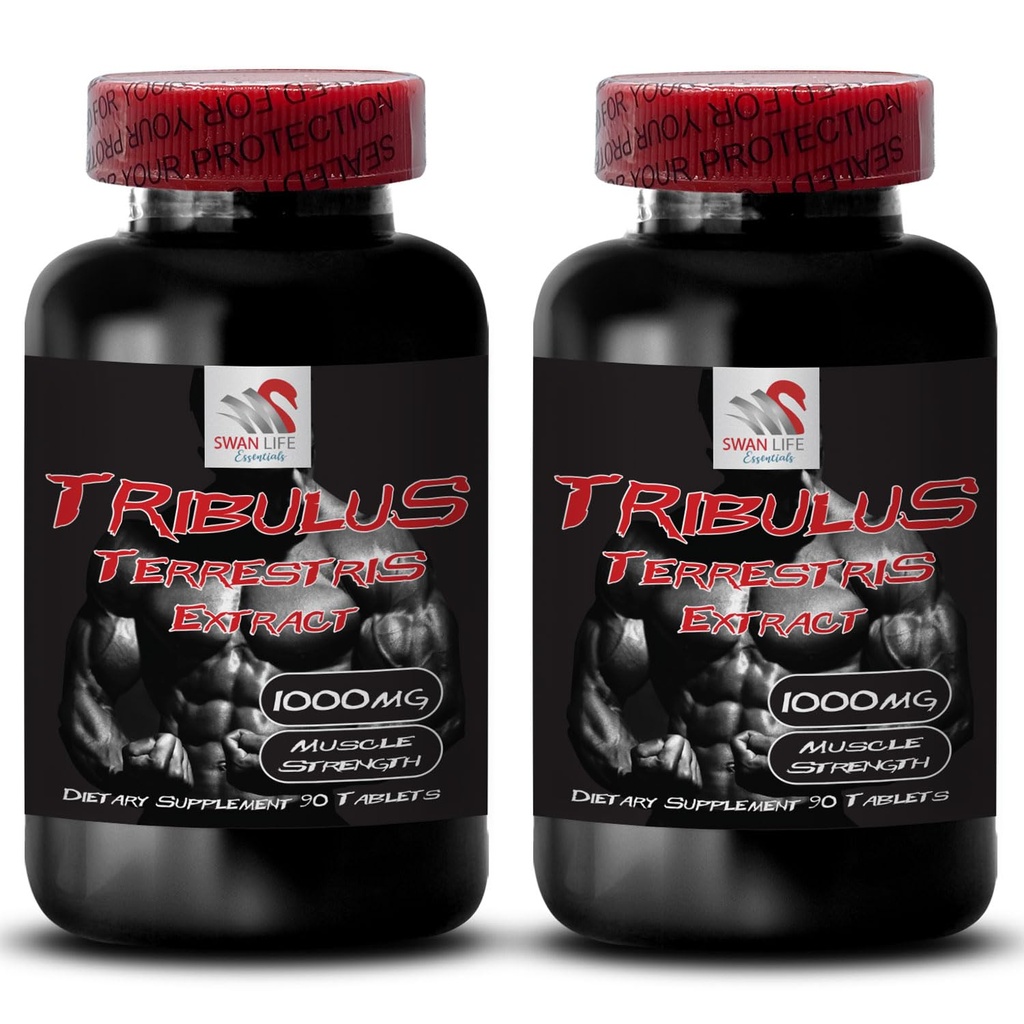 Pure Energy Source - TRIBULUS TERRESTRIS EXTRACT - Active Energy Recharge, Strength Recovery Boost, Nature-Inspired Performance, Muscle Energy Blend, Stamina Support 2 Bottles 180 Tablets