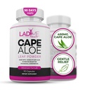 Pure Cape Aloë Herbal Laxative for Constipatie Relief - Healthy Bowel Movement - Natural Colon Cleanse & Detox Dieetsupplement - Speciaal ontworpen voor vrouwen door Ladyme - 90 capsules