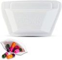 GMS Squeezeable Pocket Pill Case - Kleine, lichtgewicht pil Organizer Ideaal voor reizen - Houdt geneesmiddelen veilig - Stevig ontwerp met gemakkelijke Fuss-Free Access - Zak Gesized & Discreet