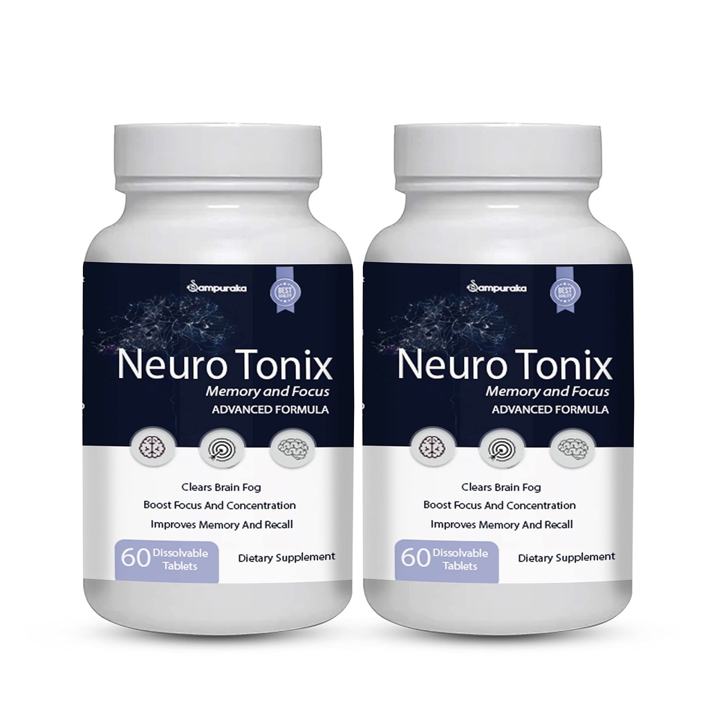 NeuroTonix Support Healthy Memory 2 Packs - 60 Days Supply