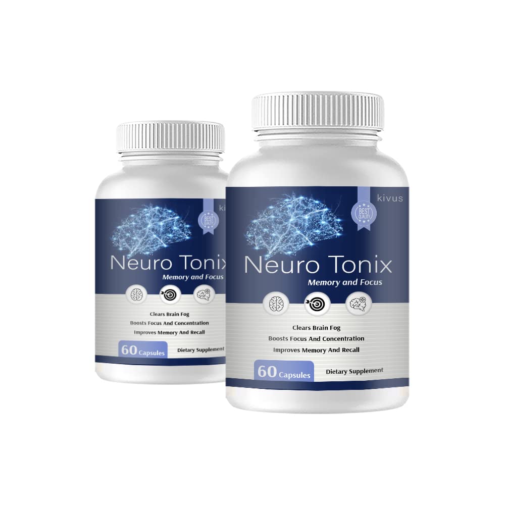 Neuro Tonix - Neuro Tonix Memory & Focus (2 Pack, 120 Capsules)