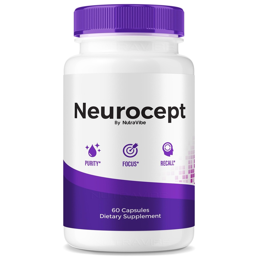 Neurocept – Brain Supplement and Concentration Support Formula | Neurocept for Memory, Focus & Clarity | Natural Ingredients, Neuro Cept Easy-to-Take Daily Pills, Reviews (60 Capsules)