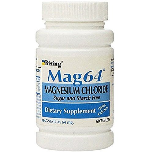 Mag64 Magnesium Chloride Sugar and Starch Free Dietary Supplement 60 Tablets Y