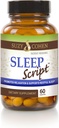 Suzy Cohen Sleep Script met Melatonine - Botanical Sleep and Relaxation Formula for Adults for Mood, Stress and Sleep, Bevat 5-HTP, L-theanine, Passionflower, Lemon Balm en GABA 60 Capsules.