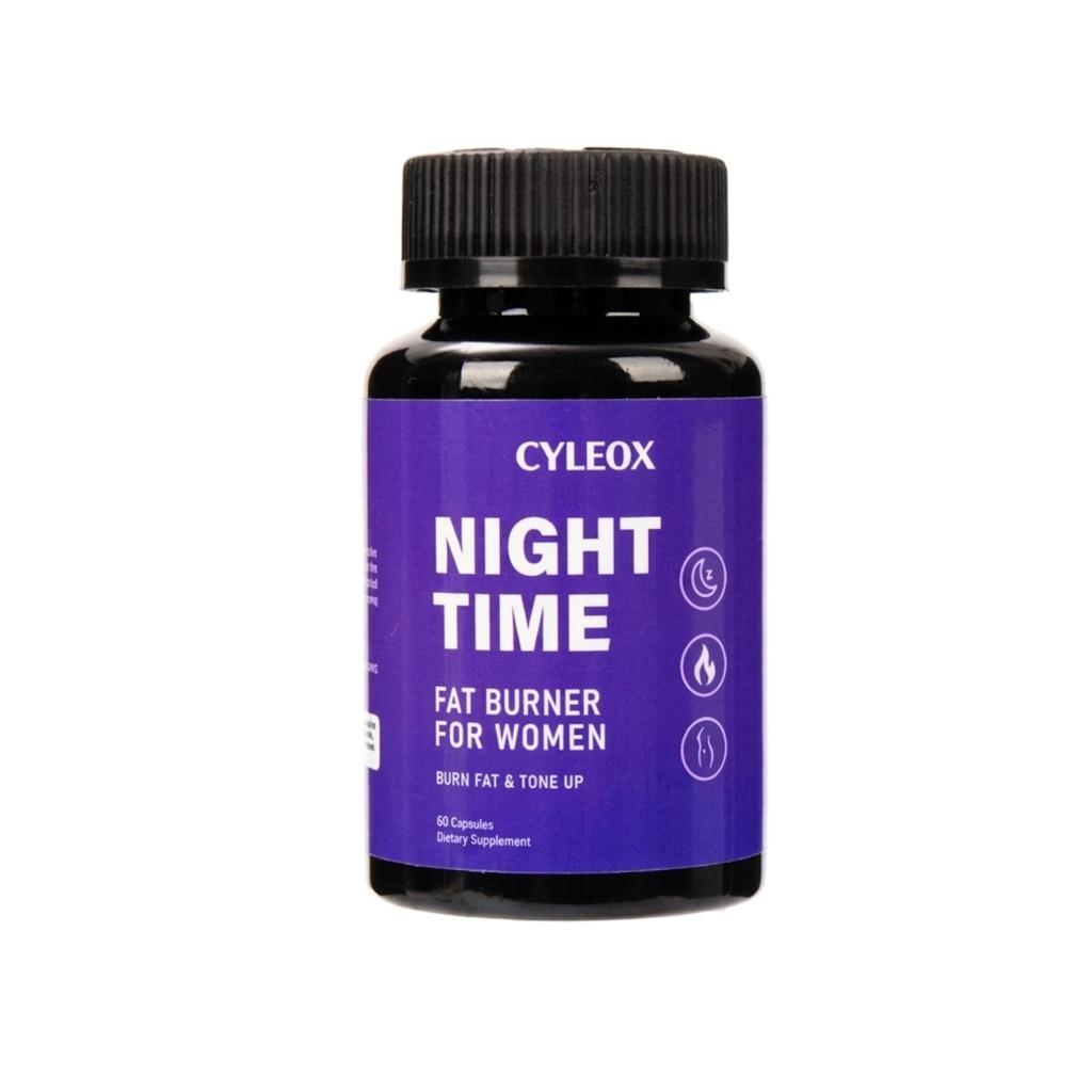 Night Time Fat Burner for Women – Weight Loss Supplement with Green Tea, Appetite Suppressant & Metabolism Booster Support, Nighttime Wellness – 60 Capsules