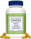 De vitamine Shoppe Triple Strength Kurkuma met Curcumine 900mg, ondersteunt Joint Mobiliteit & Biedt Antioxidant Voordelen & 5mg Bioperine om Nutriënt Absorptie te verbeteren - Eenmaal daags (60 Capsules)