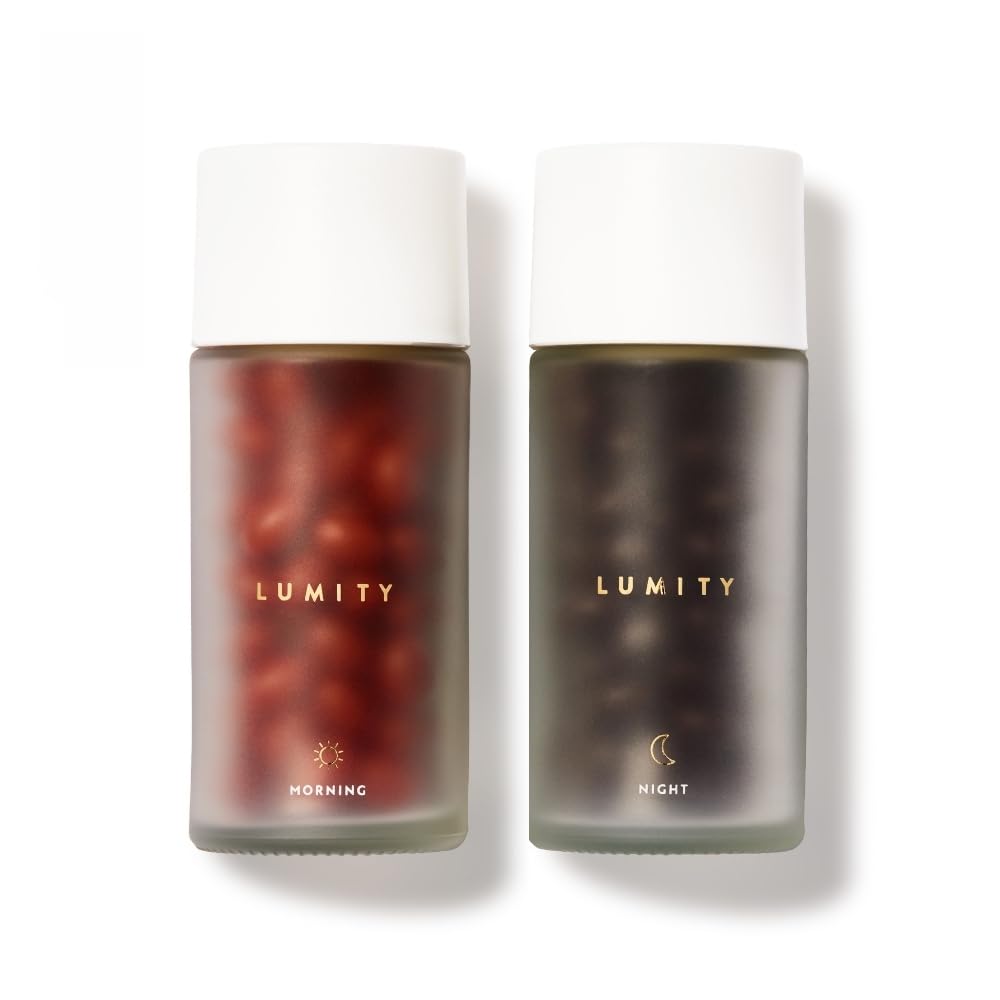 Lumity Morning & Night Female Supplement - 24-Hour Nutritional Support for Perimenopause, Energy, Sleep Quality, Hormones, Skin & Eye Health - Vitamins, Minerals, Amino Acids & Omega 3s, 4-Week Supply