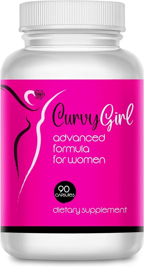 Curvy Girl- Vrouw gewicht Gain pillen- Hip en Borst verbetering voor vrouwen- Haal je bochten snel- Vul je Jeans en fit in dat zwempak zonder chirurgie of Padding- 90 Capsules