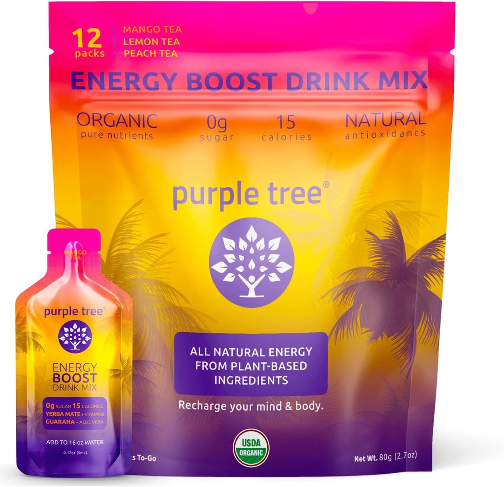 Paarse boom Biologische Energie Stick Packets 
