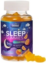 Sleep Gummies Supplement 6mg - Suikervrije Melatonine Gummy voor volwassenen, Natural Zero Sugar Slapen Gummy voor volwassenen, kinderen, Orange Flavored, Vegan, Extra sterkte Slaap Vitamine Ondersteuning - 60 Gummies