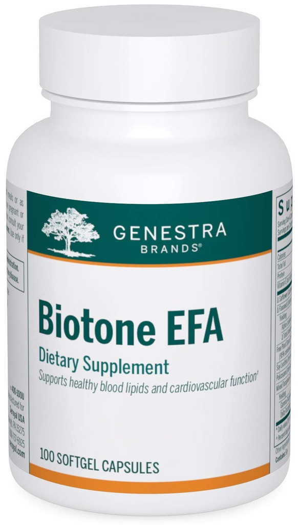 Genestra Brands Biotone EFA-Supplément essentiel à l'acide gras de 100 capsules