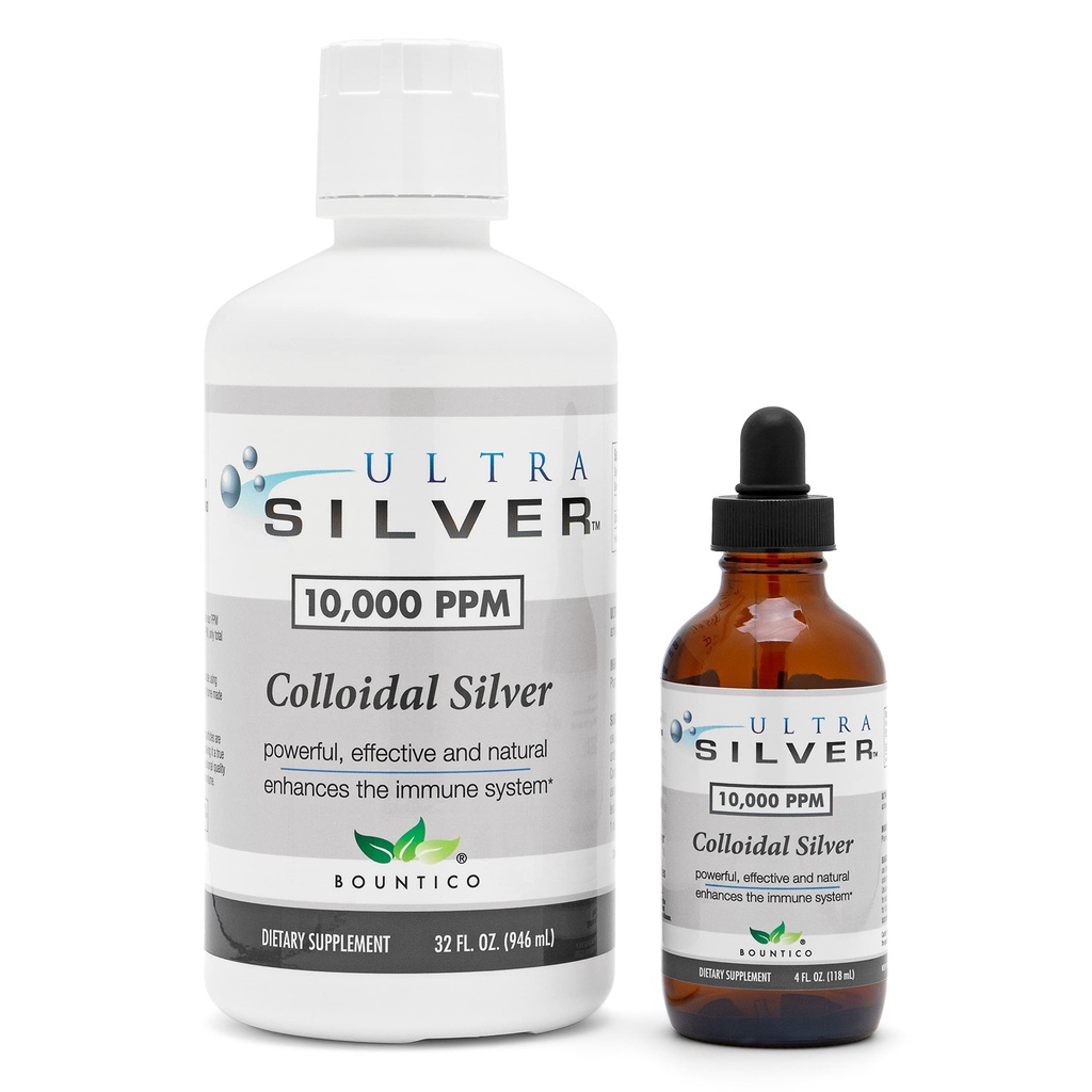 Ultra Silver® Cplus Silver 10.000 PPM, 32 Oz (946ml) Mineral Supplement 