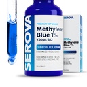 Serova Wellness Methylene Blue 1% USP Grade - Support Supplement for Focus, Energy & Mental Clarity - Antioxidant Support - Made in USA, 1oz