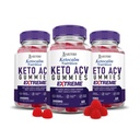 Justified Laboratories Ketocalm Nutrition Keto ACV Gummies Extreme (2000 mg) - 60 Count, Pack of 3 - Made with the Mother & Vitamin B12 - Non-GMO, Vegan, Gluten Free - 90 Servings