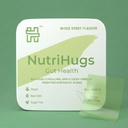 NutriHugs Gut Health Probiotic Oral Strips - Bacillus Coagulans, Apple Cider Vinegar, Digestive Enzymes | Vegan, Sugar-Free, Non-GMO | Doctor-Formulated | 30 Dissolving Strips