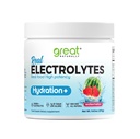 Elektrolyten Poeder Hydratatie Real Food Hoge potentie Watermeloen 30 Serveert hoge potentie Electrolyte poeder 