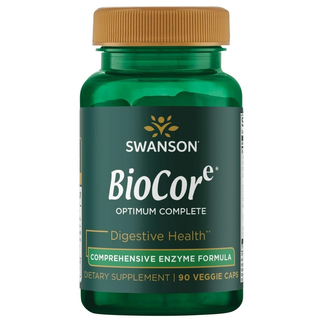 Swanson Biocore Optimum Complete Ultieme Volledige Spectrum Enzymen 90 Veg Capsules